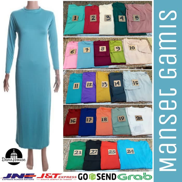 Manset Gamis Spandex Dalaman Kaftan Gamis Murah Grosir