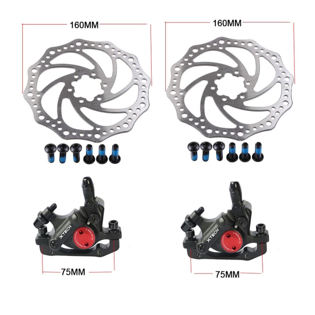 caliper disc hidrolik MTB ZOOM kaliper rem hidrolik untuk MTB
