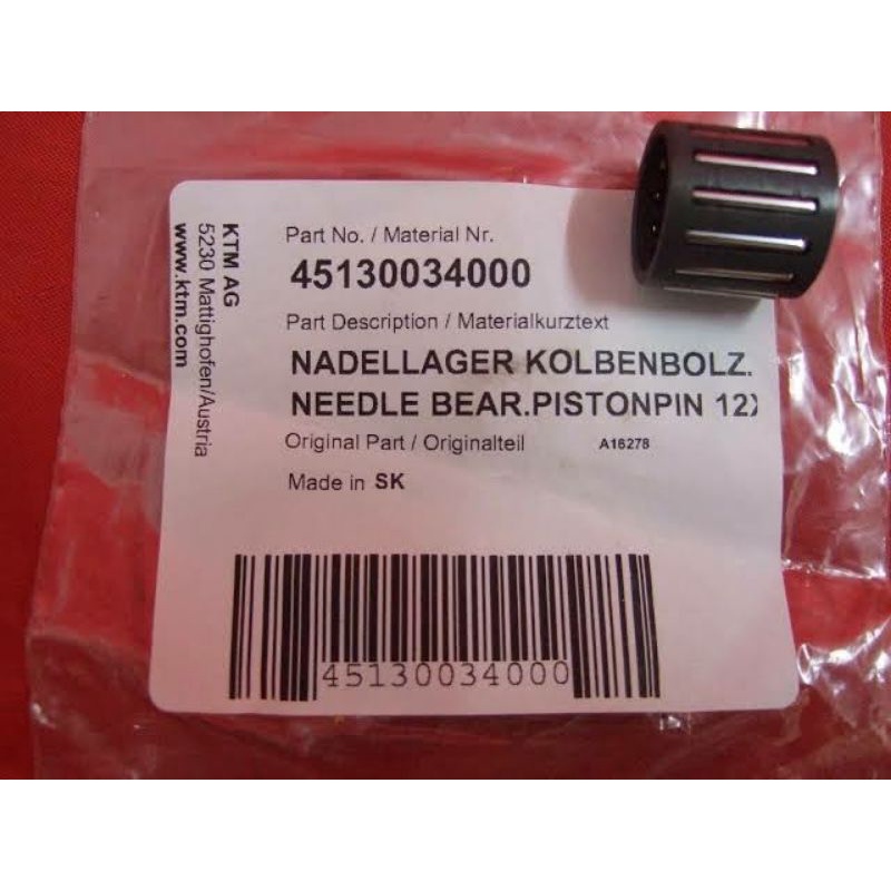 Bearing Pen Piston KTM 50SX