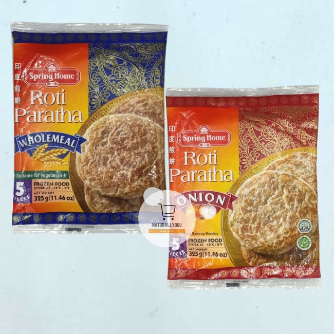 OS TYJ Roti Paratha Wholemeal/Onion 325Gr