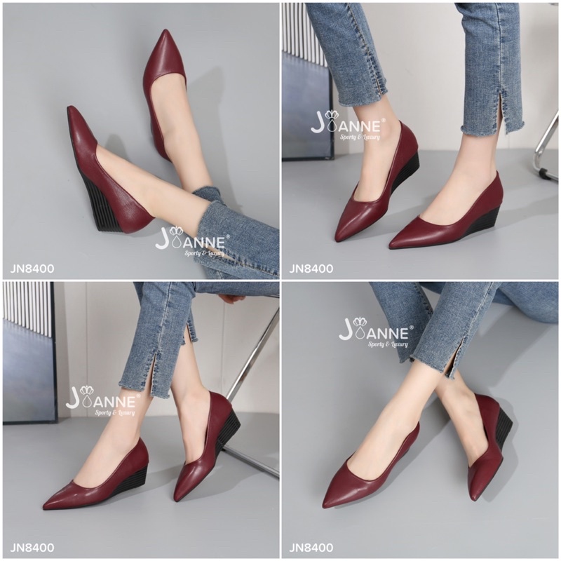 [ORIGINAL] JOANNE Pump Wedges Shoes Sepatu Wanita #JN8400