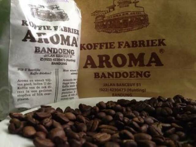 kopi aroma bandung robusta kemasan 250gr coffee aroma Robusta oleh oleh bandung