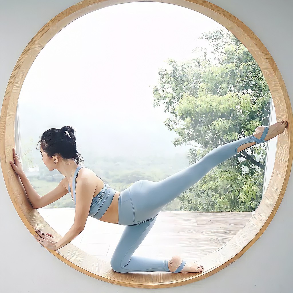 2 Pcs Setelan Baju Olahraga Wanita Premium | Set Yoga Premium