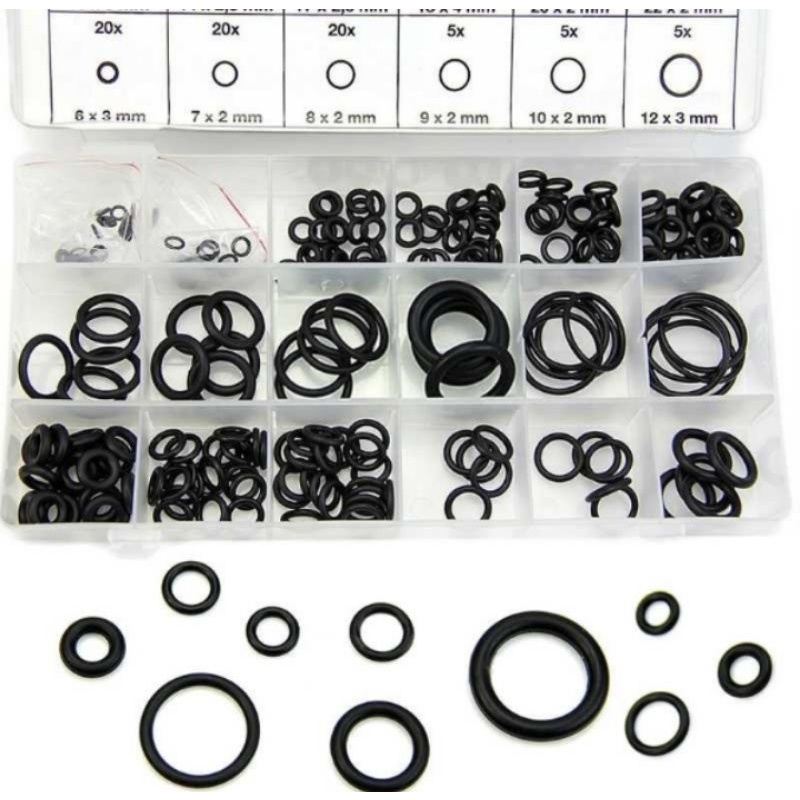 Oring o ring set box 225 pc Oring dongkrak universal
