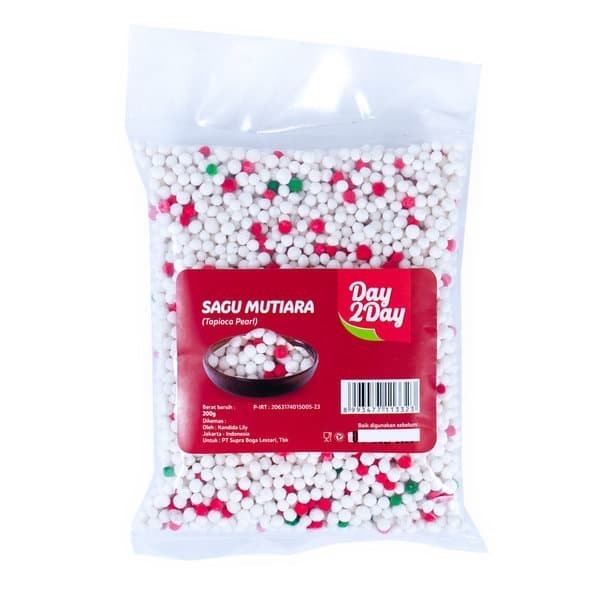 

Day 2 Day Tapioca Pearl 200 gr - Day2day Sagu Mutiara
