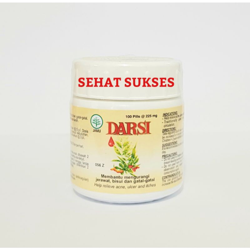 DARSI PILL - OBAT JERAWAT, BISUL, GATAL GATAL