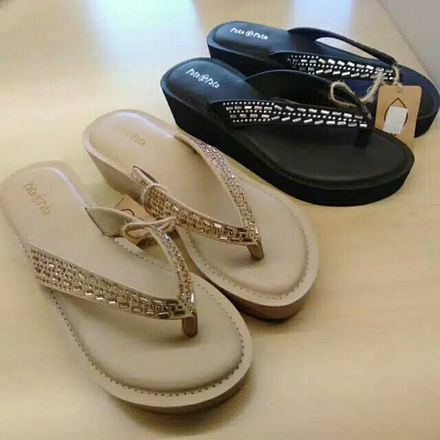  Sandal  wanita  Bata pata pata model wedges sangat nyaman  
