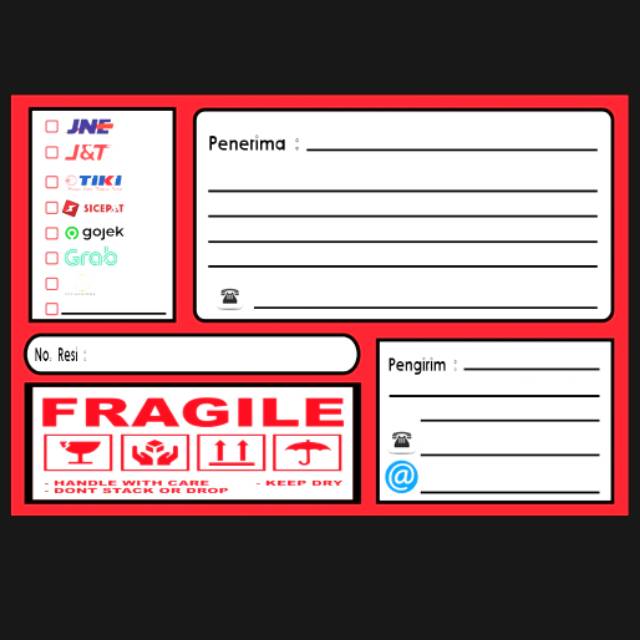 

label.Stiker.Sticker Paket pengiriman Online Shop/Olshop unik Lucu.MURAH