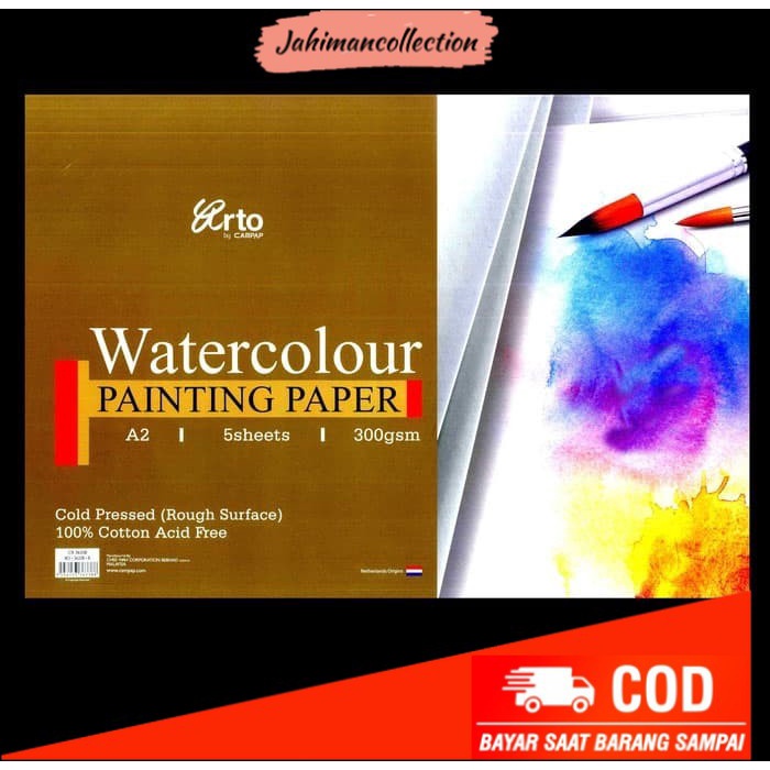 

✨ BISA COD ✨ Arto Watercolour Painting Paper A3 / 300 Gsm Cotton