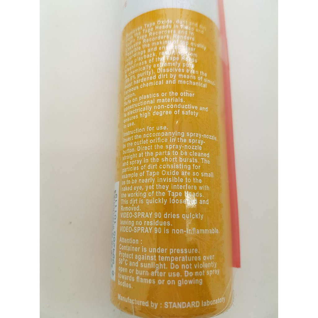 Supersonic Head Cleaner, Contact Cleaner