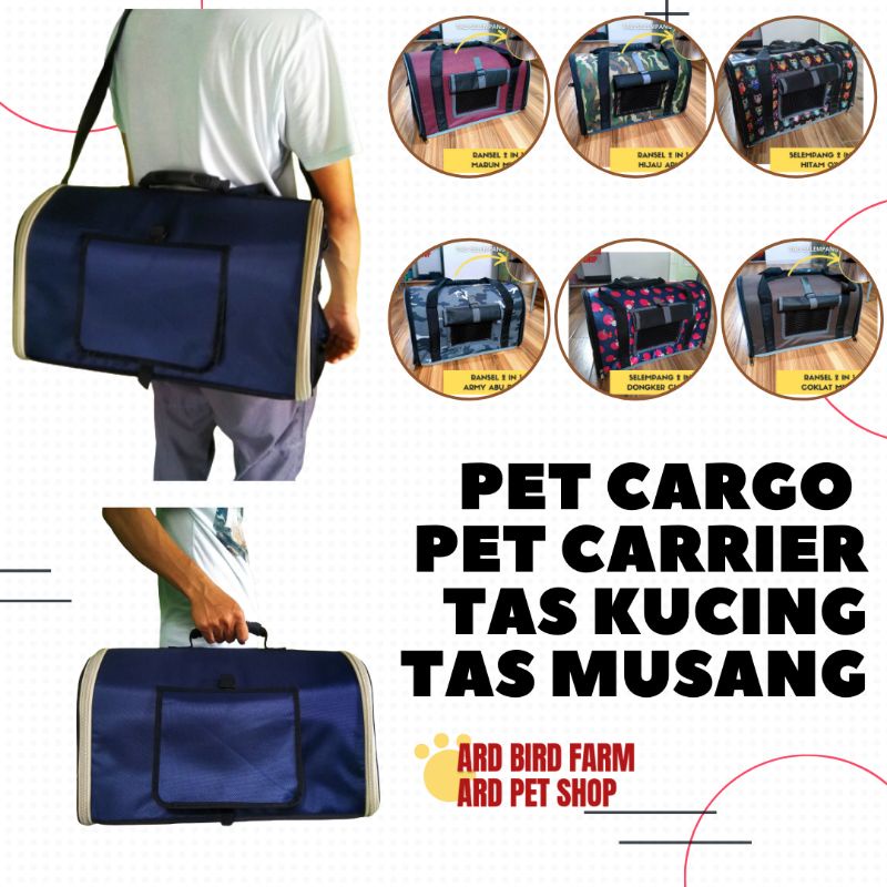 Tas Kucing Pet Cargo Pet Carrier tas travel tas hewan reptil kucing anjing Kelinci Musang 2 in 1 3 in 1 tas kucing transparan astronot ransel gendong