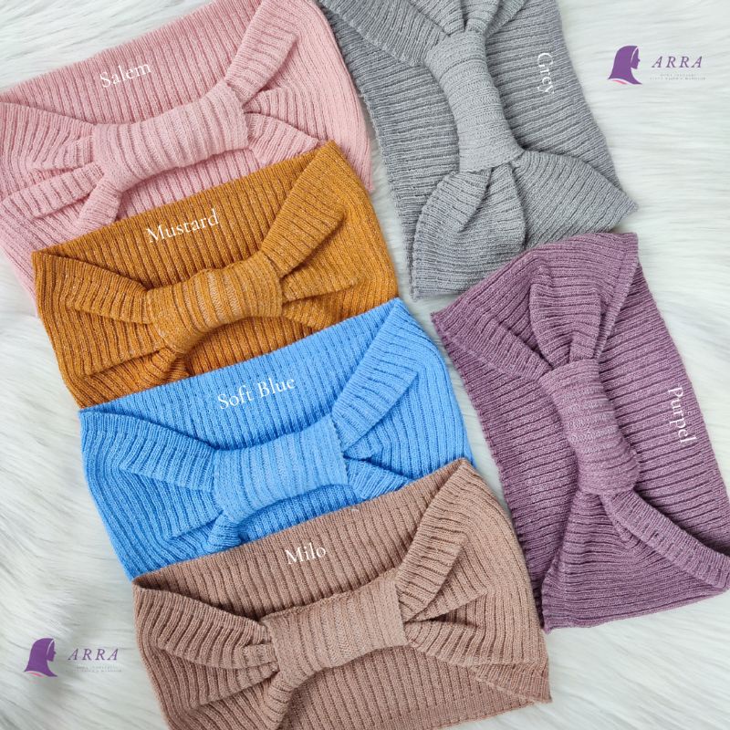 Ciput Rajut Pita Premium Inner Bandana Bando Pita Daleman Jilbab Anti Melar