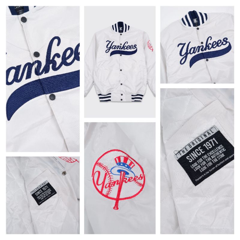 VARSITY YANKEES PUTIH PREMIUM ORIGINAL