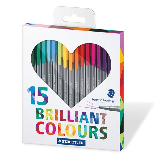 

[COD] Staedtler Triplus Fineliner 334 C15H - Set Pulpen Warna LIMITED EDITION Kode 1300