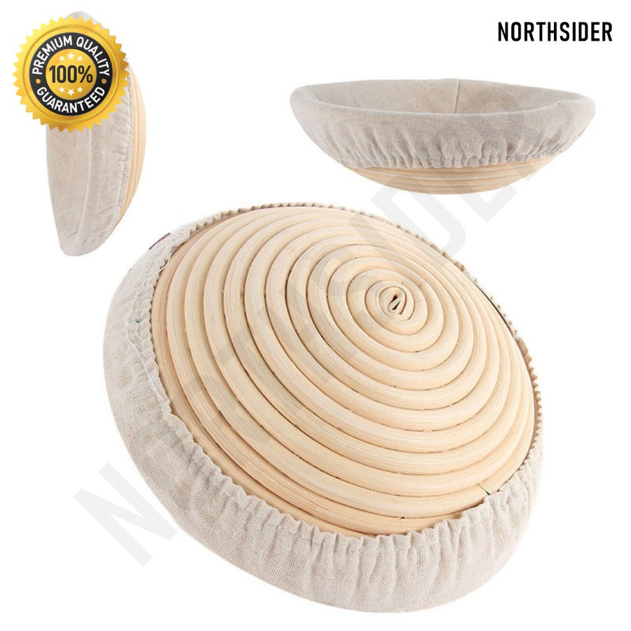 BANNETON ROTI BULAT ROTAN / RATTAN BASKET PROOFING DOUGH ROUND