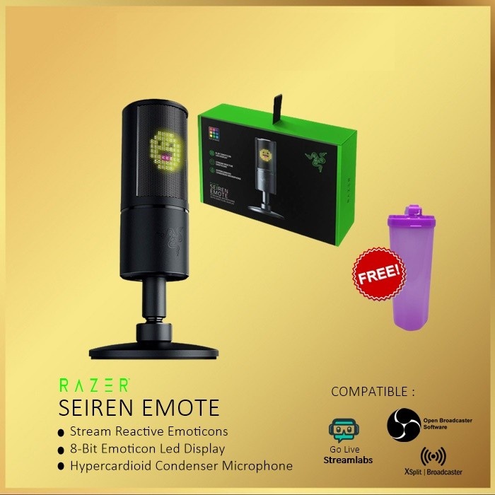 Razer Seiren Emote Streaming Microphone - Gaming microphone