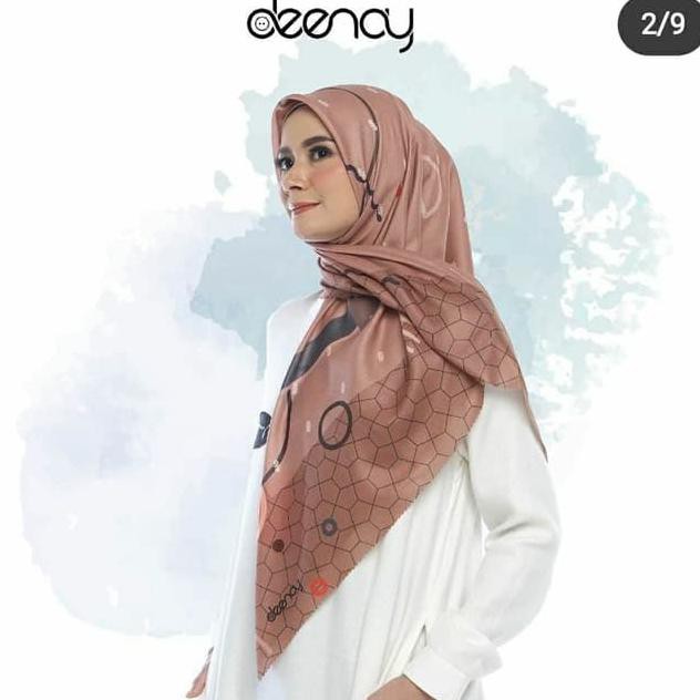 ⭐ SUPPLIER HIJAB SYARI SEGI EMPAT⭐ JILBAB VOAL ULTRAFINE SERI CLIP WARNA SALMON BY DEENAY