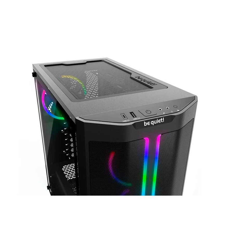 be quiet! Gaming Case PURE BASE 500FX Black - Side Tempered Glass