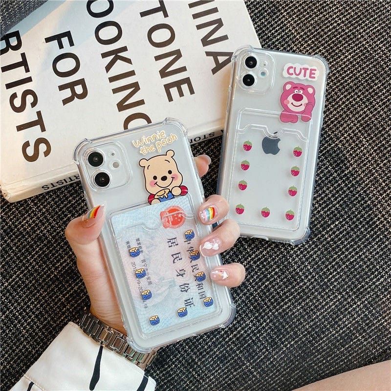 Soft Case Tpu Transparan import  Kartun Winnie The Pooh Cover Oppo A95 A16 A54 A15 A12
