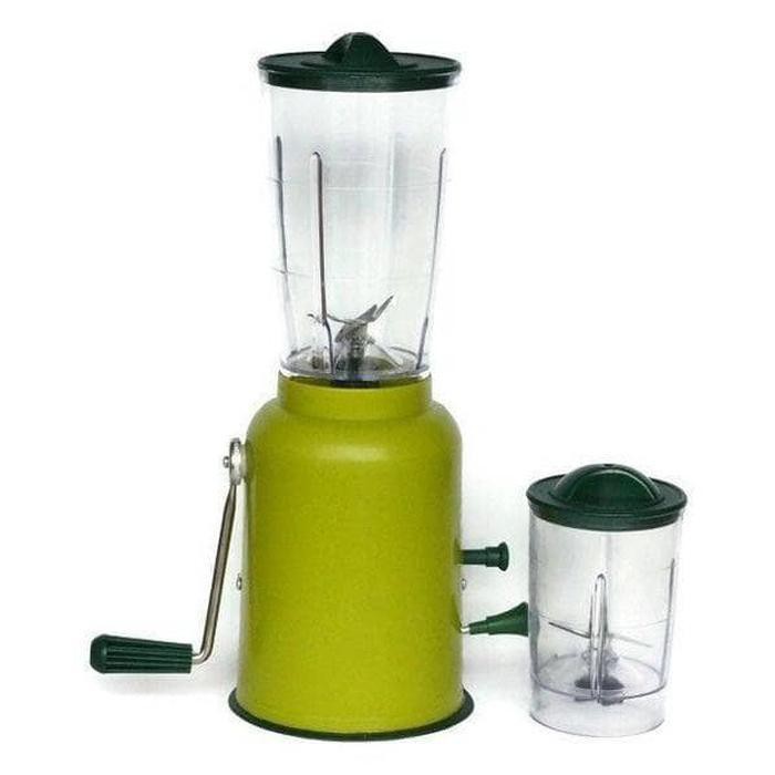 Promo Destec blender tangan manual 2 tabung BMJ-205B-2/blender tanpa listrik Murah