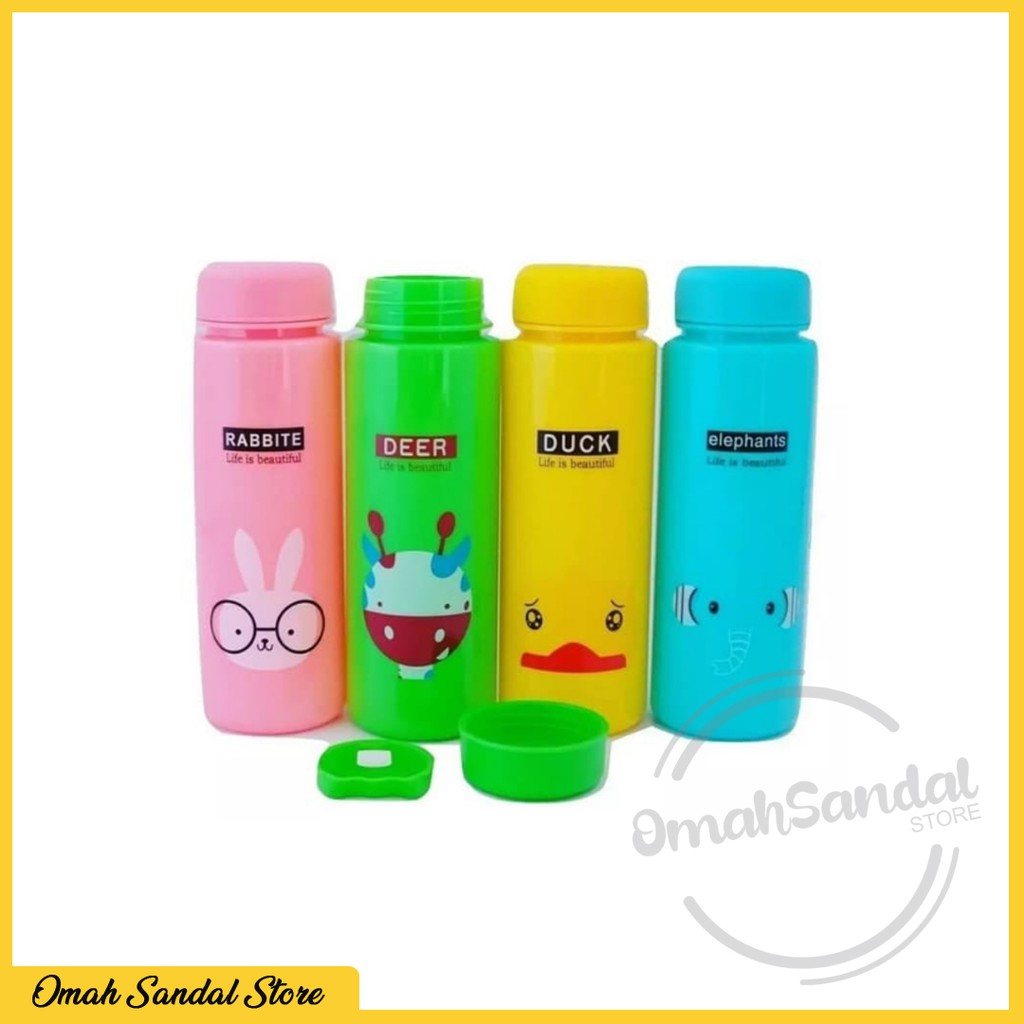 BOTOL MINUM LUCU TUMBLER PLASTIK