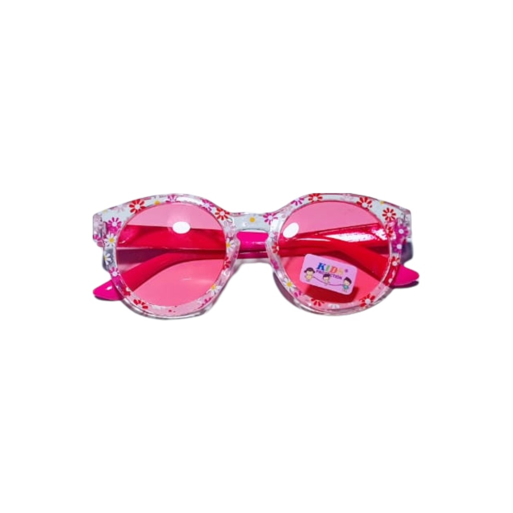 Kacamata anak trendy trend anak kaca mata bunga lucu variasi warna cewek / perempuan - Spring Style-GAGANG PINK