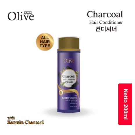 ★ BB ★  SYB Co.e Olive Charcoal Hair Shampoo - Conditioner - 200ml