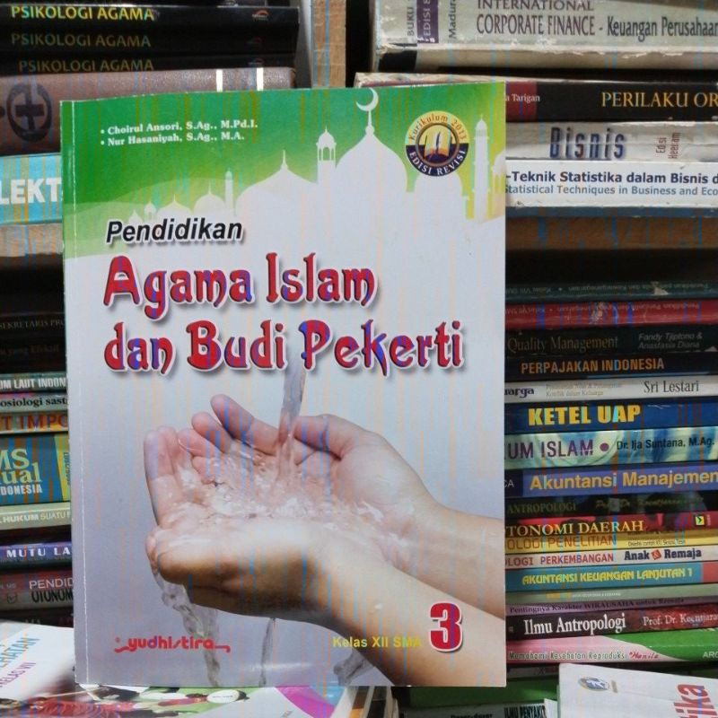 buku agama Islam/pendidikan agama Islam dan budi pekerti kelas XII/12/3 sma yudhistira revisi