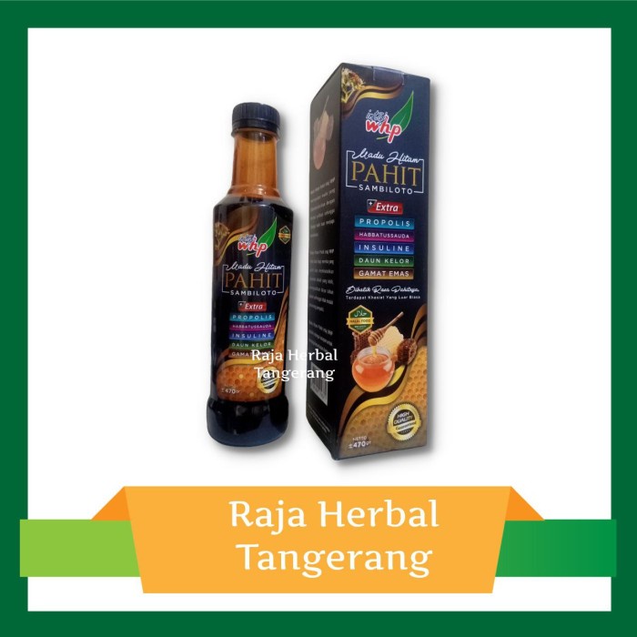

Madu hitam pahit sambiloto intaj whp 470gr