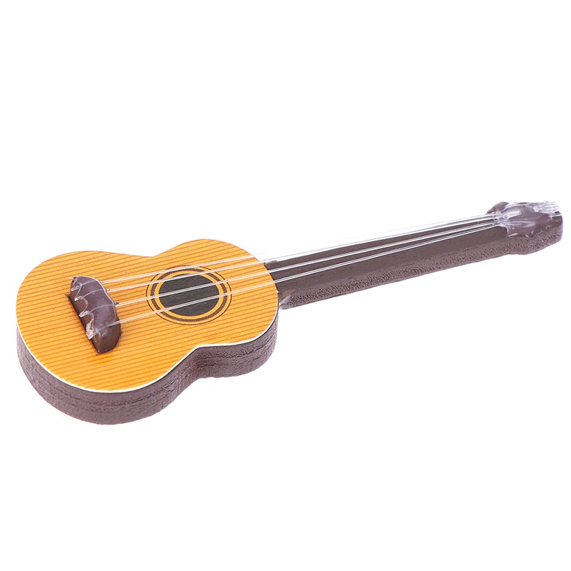 Miniatur Instrumen Gitar Skala 1: 12 Untuk Rumah Boneka