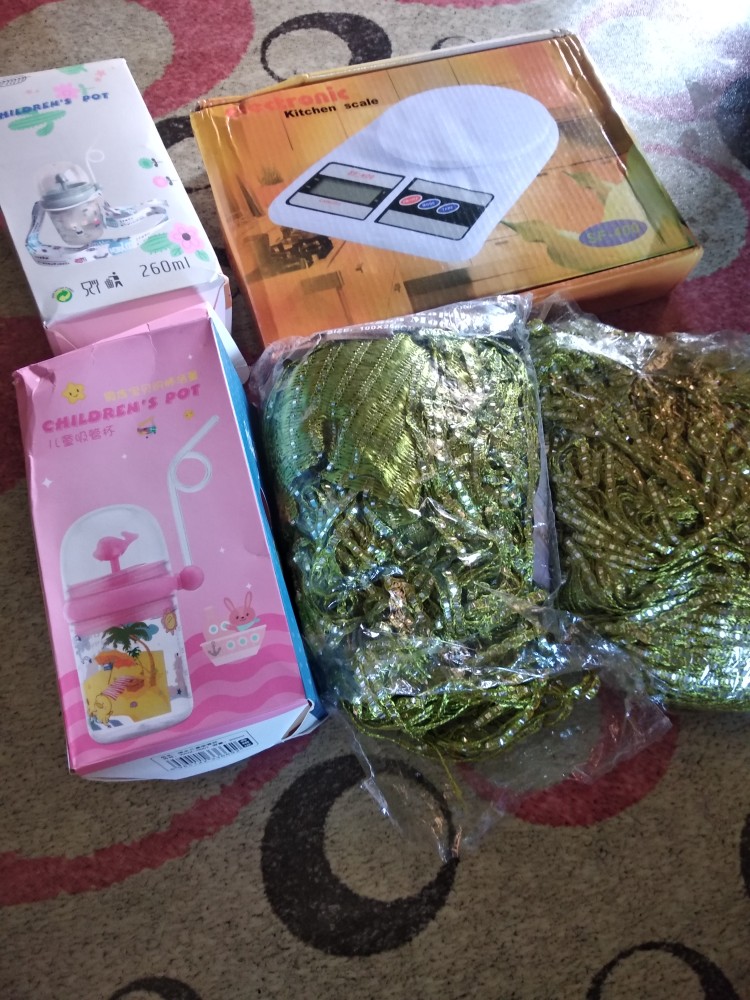 Tirai Benang Gliter Pintu / Jendela - Rainbow Terang / Tirai Rainbow Glitter