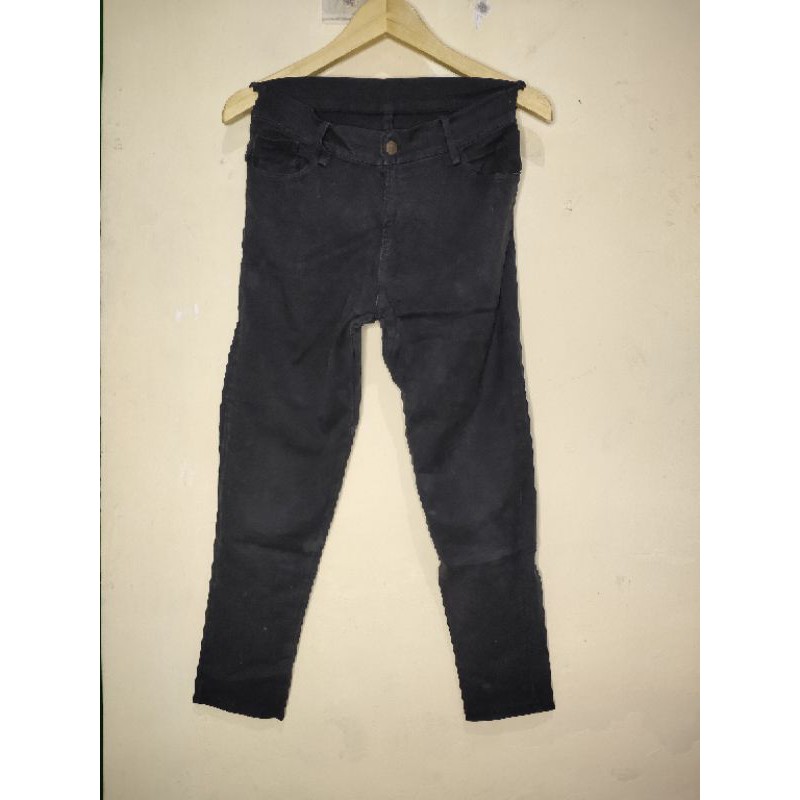 Celana Wanita Kain Kerja Warna Hitam Preloved