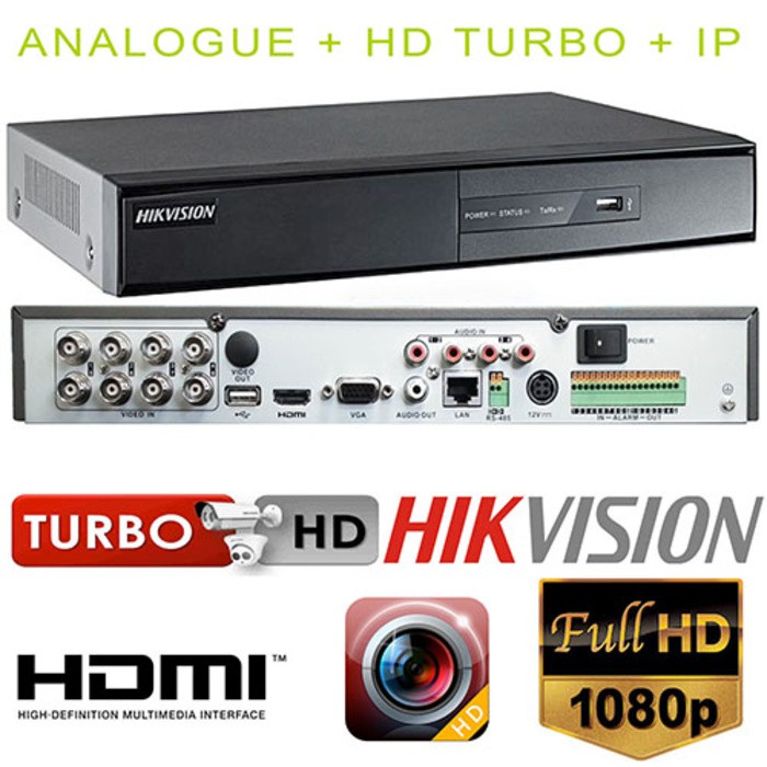 Dvr Turbo Hd Hikvision 8ch Ds 78hghi Sh El 011 Shopee Indonesia