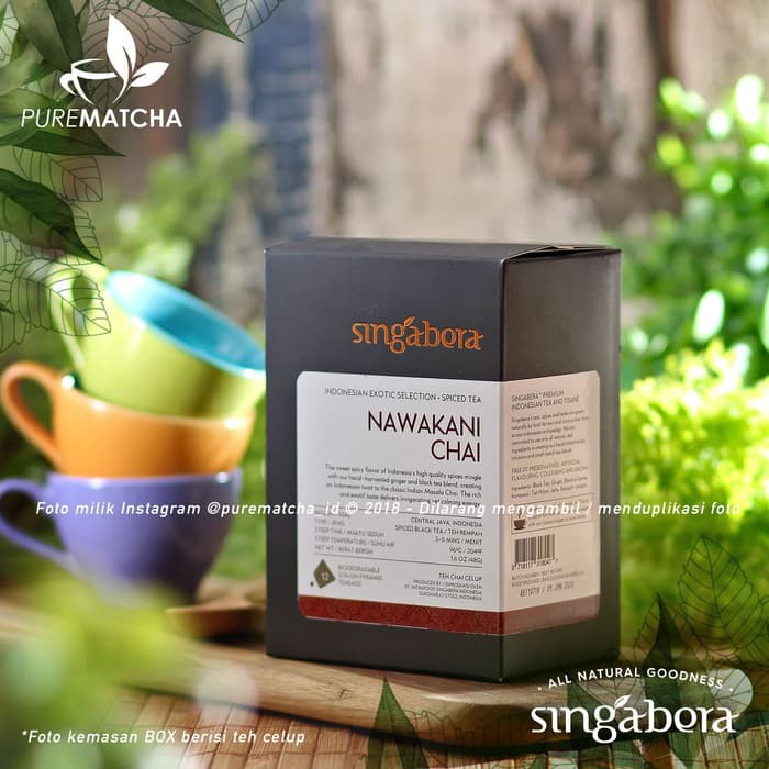 

Singabera Teh Premium Indonesia - Singabera Nakawani Chai Tea 12 tb - tth1074