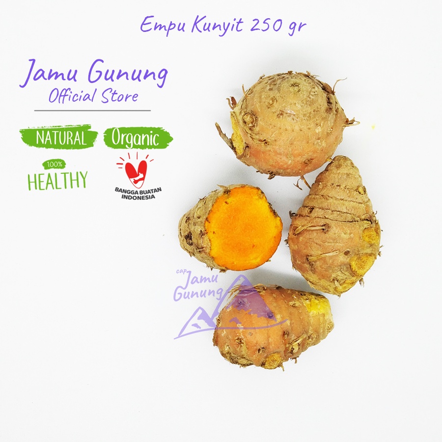 

Biang Kunyit 250gr atau Empu Kunir Segar - Bahan Jamu Organik