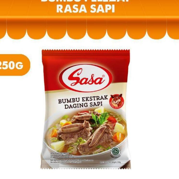 

SPOT!!!! SASA Bumbu Pelezat Serbaguna Rasa Sapi 250gr