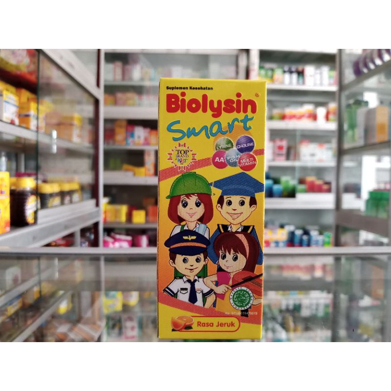 BIOLYSIN SMART SIRUP 60 ml | Rasa Jeruk - ED 10/2024