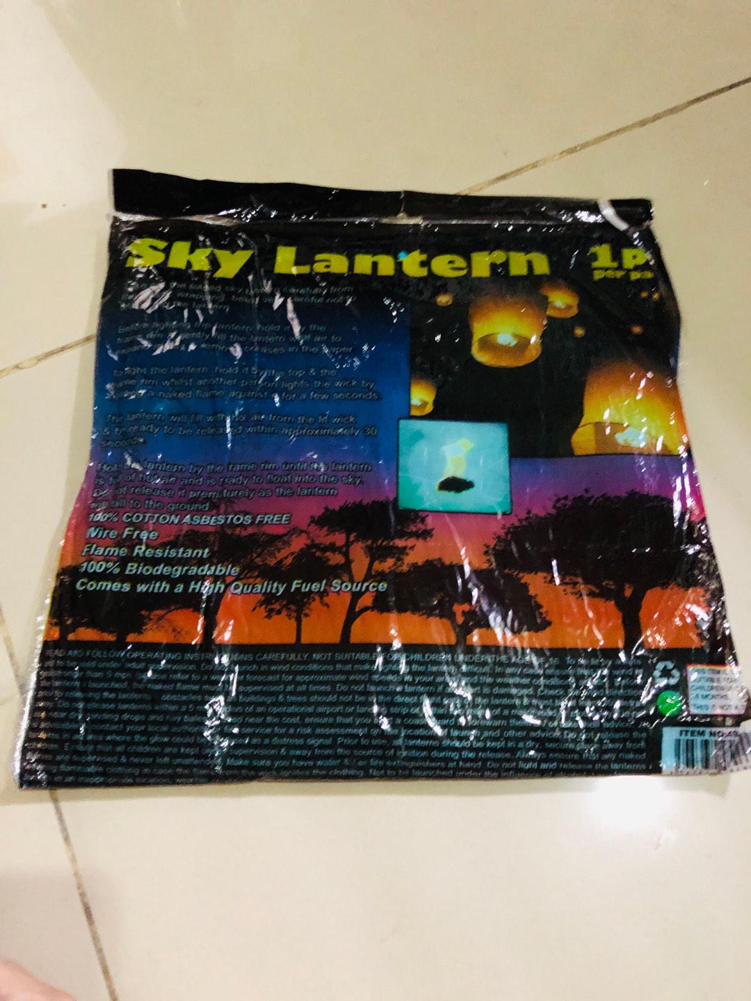 Lentera Terbang - Lampion Kertas Terbang - Lentera Kertas - Lentera Lilin - Lampion Terbang Wish