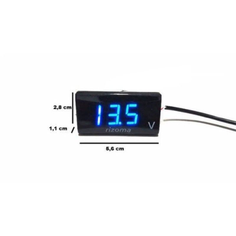 Voltmeter Aki Digital /Voltmeter Pengukur Aki Digital Rizoma Original Universal Motor