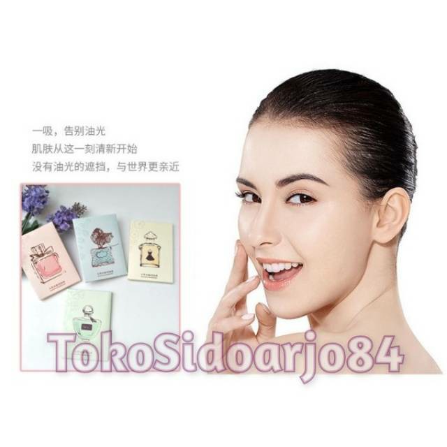 Kertas Minyak Wajah Isi 50 Lembar Penyerap Muka Berminyak Murah Cod-4