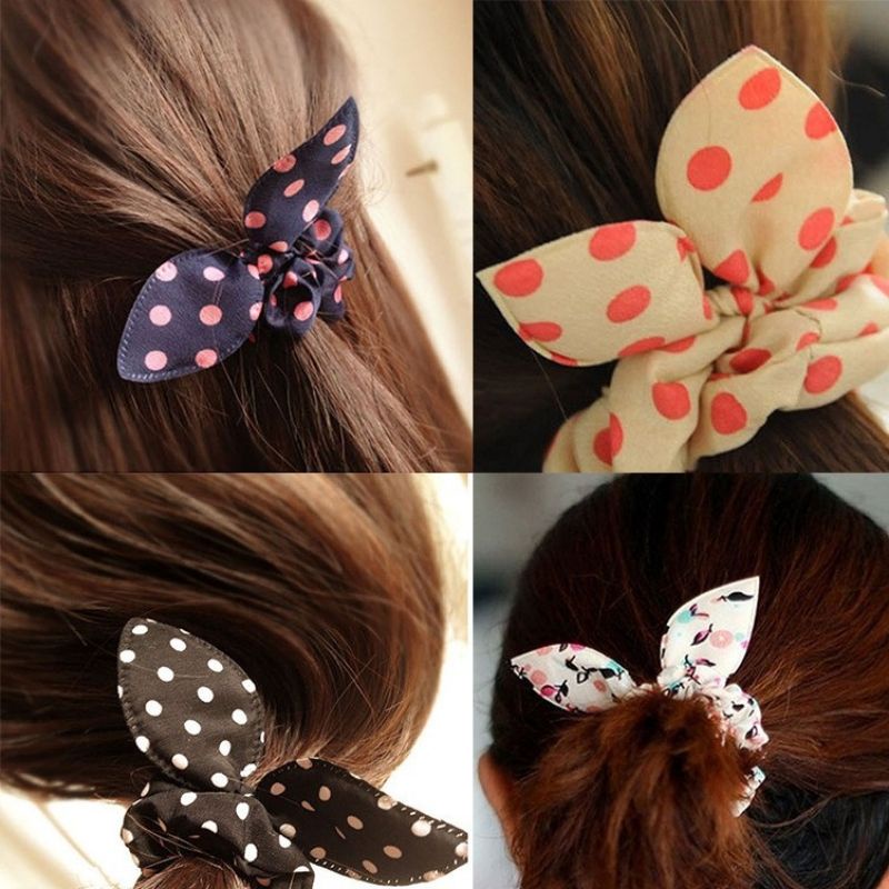 Medan Termurah (4 pcs) Pita rambut ikat rambut anak perempuan cantik lucu