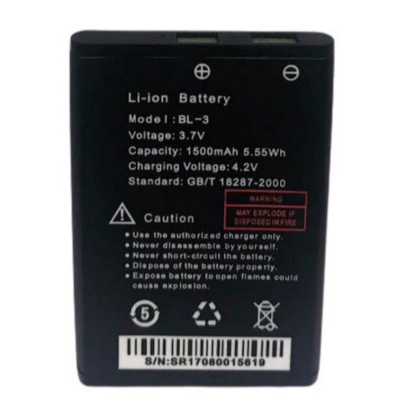 Baterai HT Baofeng Poufung UV3R UV 3R VX3R 1500mAh