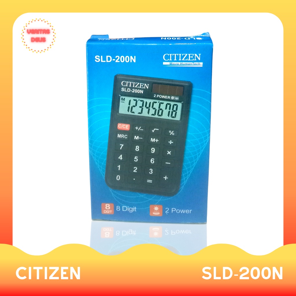 

Kalkulator Citizen SLD-200N (Gratis 1 buah baterai cadangan)