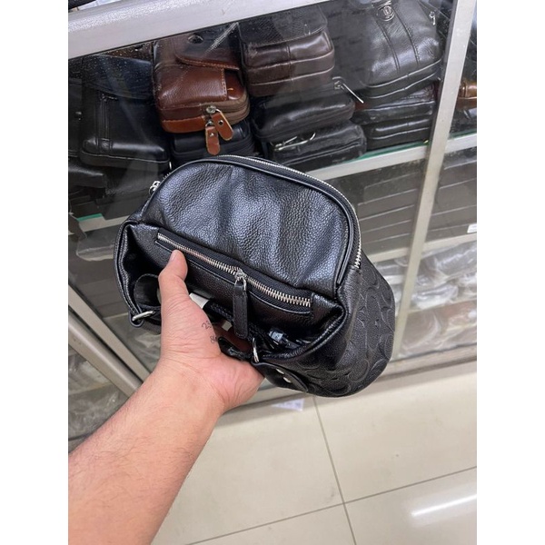 WaistBag Pinggang kulit Fendi Pria/Wanita Cross body Fendi leather High quality