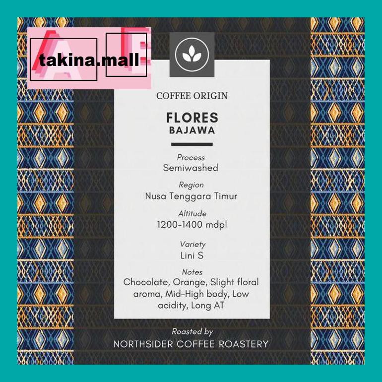 

Koptakk0 Biji Kopi Arabica Flores Bajawa Washed - 500Gr Northsider Coffee - Biji Kopi Tak05Sc