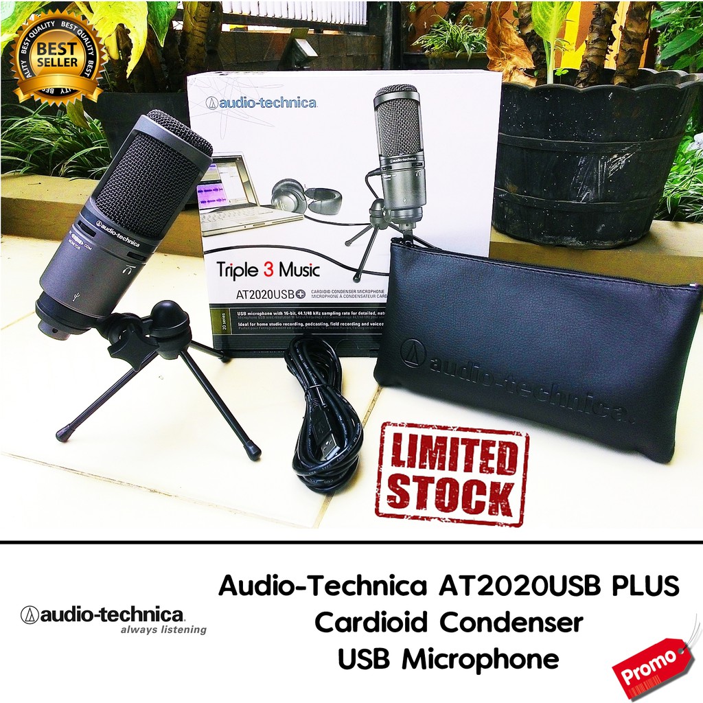 Audio Technica AT2020USB | AT2020 USB | AT2020USB+ Mic condenser USB
