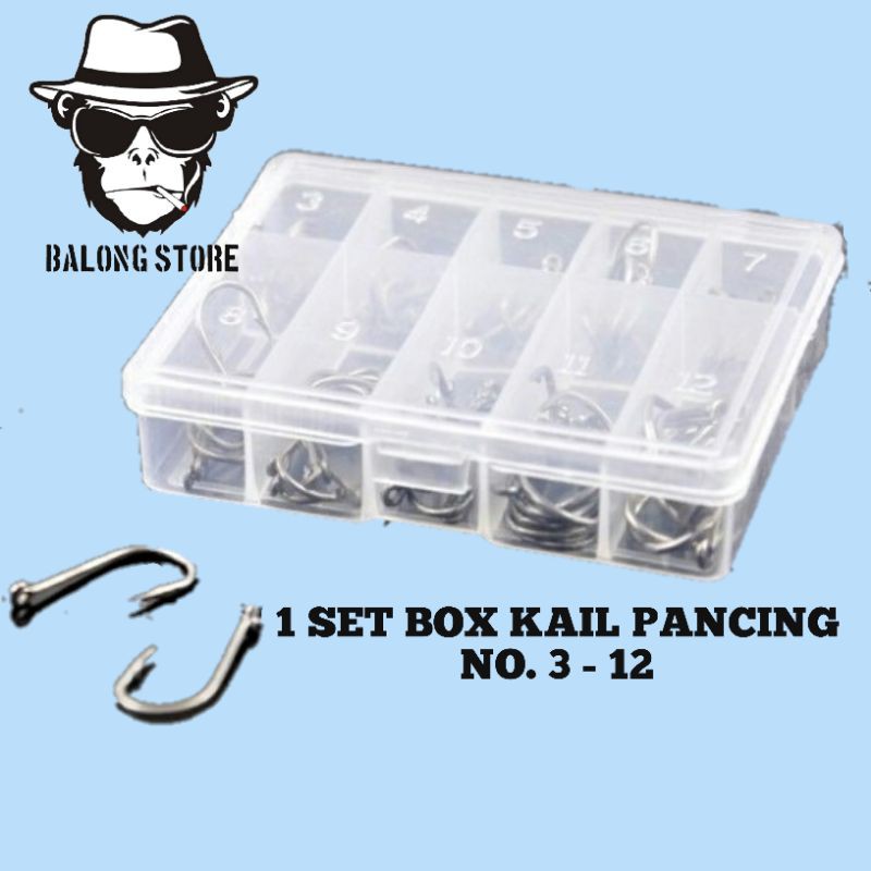 Set Kail Pancing Box 70 PCS