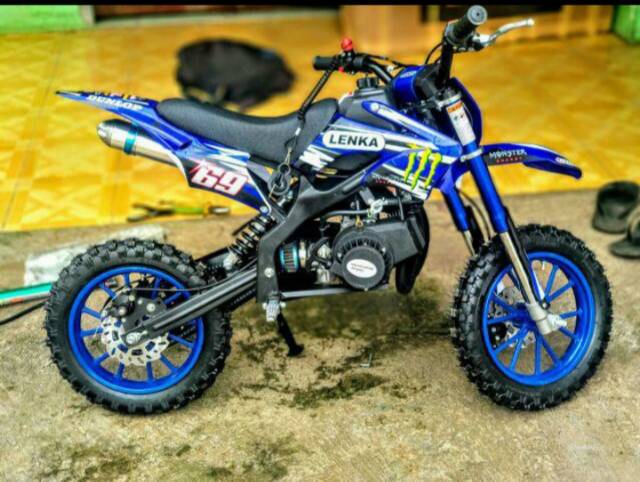 Motor Trail Anak Mini 50cc Cross Lenka 69 Motorcros Shopee Indonesia