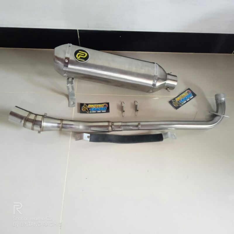 knlpot pekajaman selincer kapsul all bebek Vega Jupiter Supra grand dll