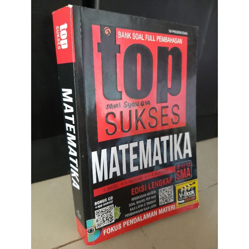 Buku TOP Sukses MATEMATIKA (Preloved) SMA Kelas X, XI, XII